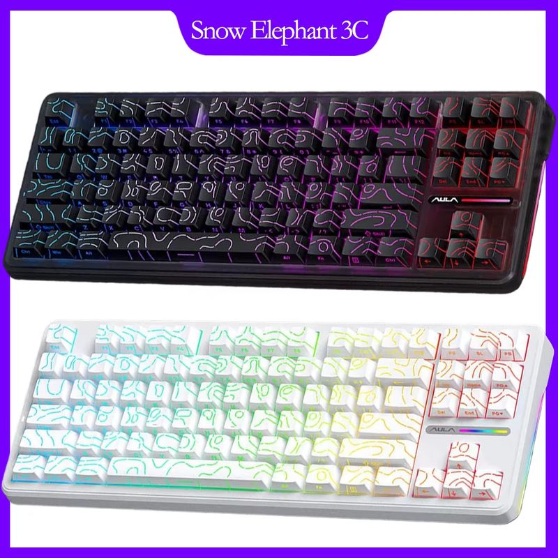 Aula F87 Wireless Mechanical K - Gaming Keyboard Tkl ulasan dan harga