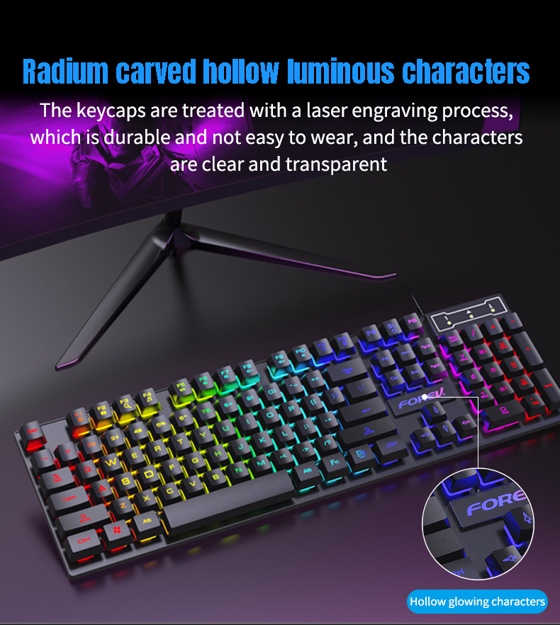 104 Key Backlit Mechanical Key - Gaming Keyboard Budget ulasan dan harga