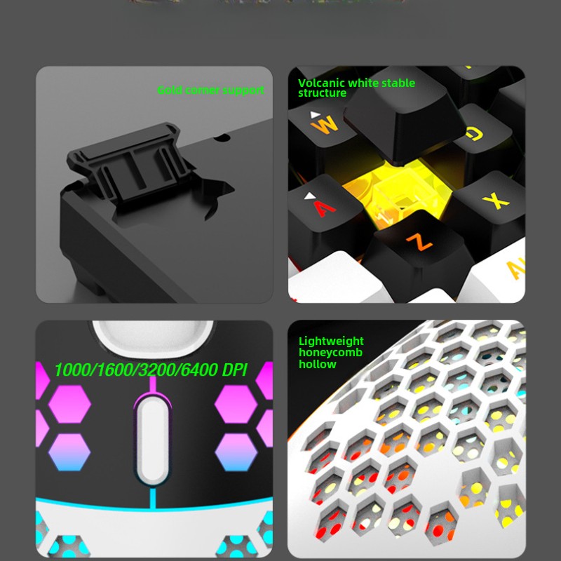 Keyboard and Mouse Sets 60% RG - Gaming Keyboard Mouse And Headset Combo ulasan dan harga