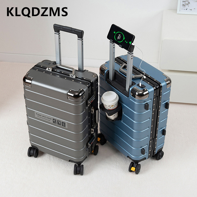 KLQDZMS Aluminum Frame Suitcas - Aluminum Case 65 ulasan dan harga