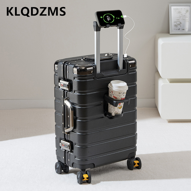 KLQDZMS Aluminum Frame Suitcas - Aluminum Case 65 ulasan dan harga