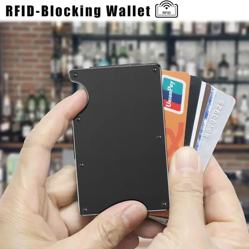 New Slim Fashion RFID Protecti - Aluminum Case 65 ulasan dan harga